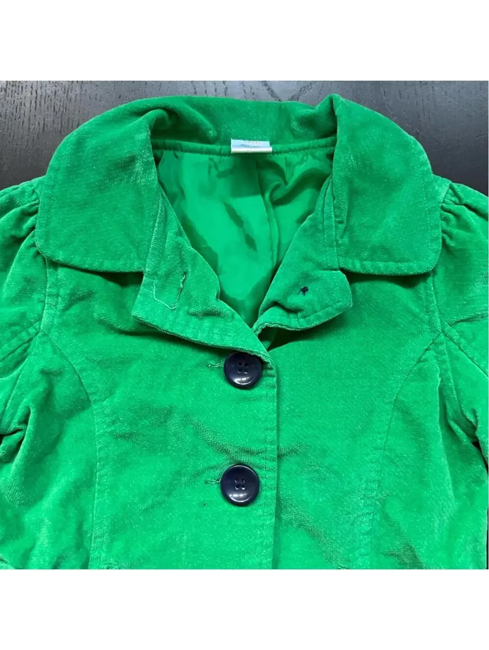 GYMBOREE Kelly Green Pea Coat‎ for Toddlers - Sz XS (4)